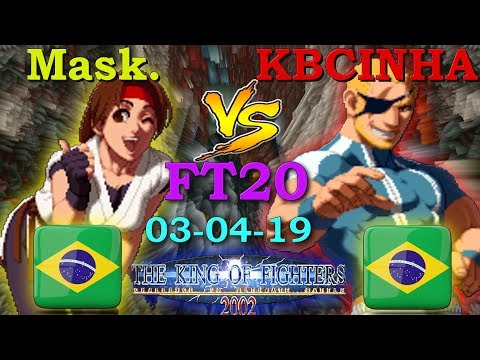 KOF 2002 - Mask. vs KBCINHA FT20 [03-04-19]+ CHAT +BUTTONS
