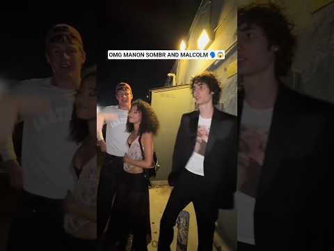 MALCOLM TODD AND MANON IN TYE SAME ROOM HELLO??? #Katseye #Manon #sombr #malcolm