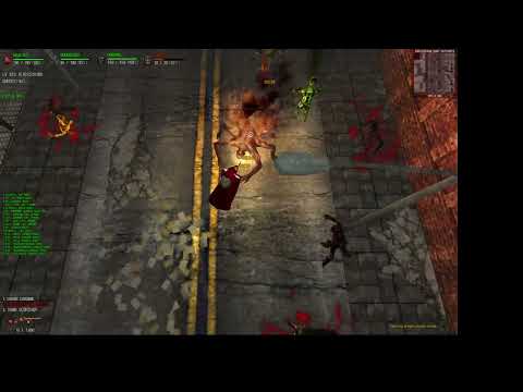 Dead Frontier 1 Santa's Little Helper vs Flaming Giant Spider(With 90% Dmg Boost)