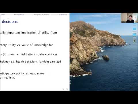 Lecture 16 Utility from Beliefs Learning II