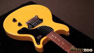 Video thumbnail for Gibson Billie Joe Armstrong Signature Les Paul Junior Double Cutaway Electric Guitar TV Yellow by The Music Zoo