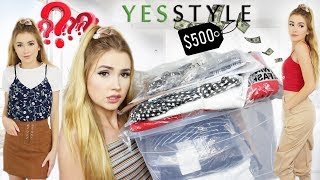 I SPENT $500 ON YESSTYLE | Is it Legit? This is what I got!! | Mia Maples