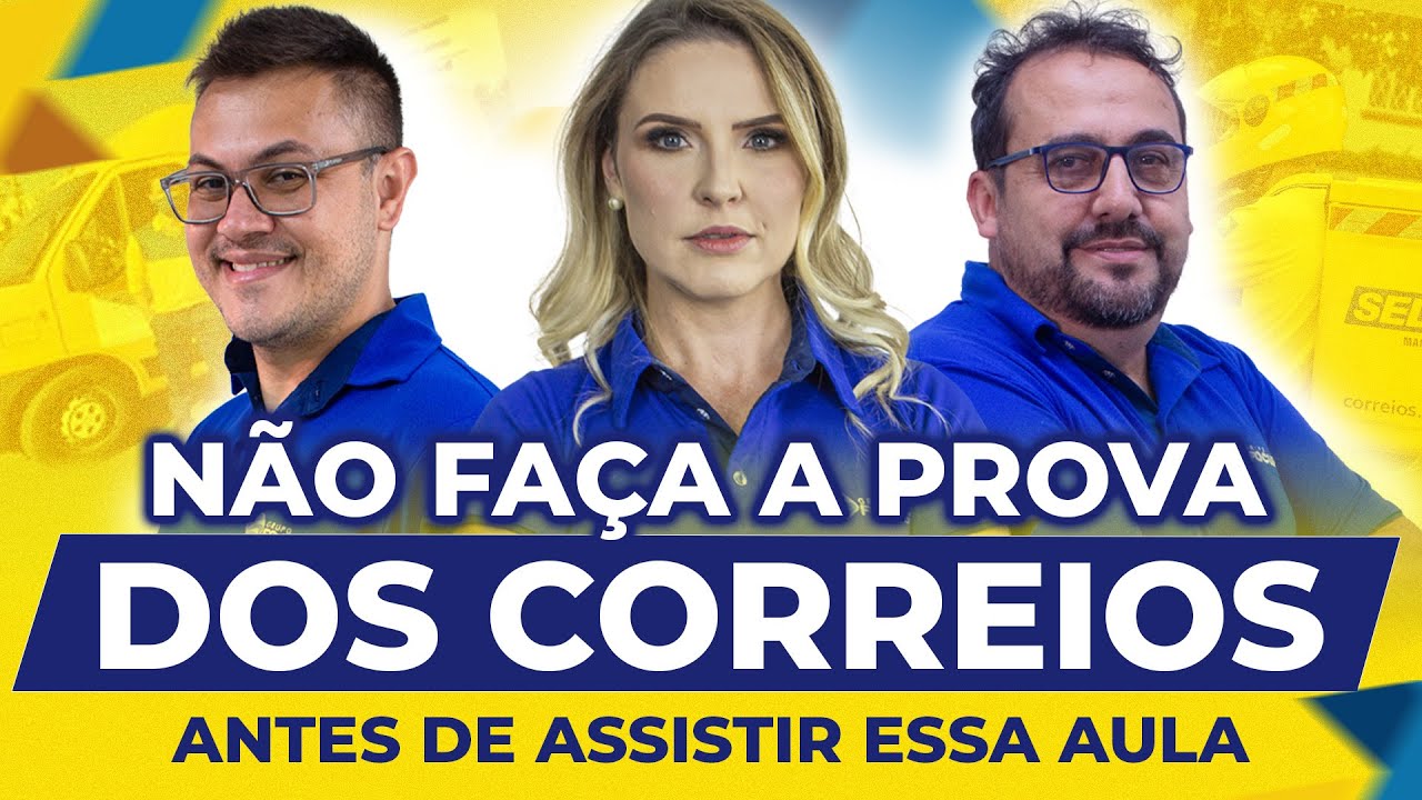 DOMINE LÍNGUA PORTUGUESA, GEOGRAFIA E MATEMÁTICA - MEGA-AULÃO CORREIOS