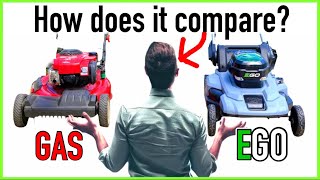 EGO Lawn Mower HOW TO CHOOSE and GAS vs ELECTRIC Challenge R