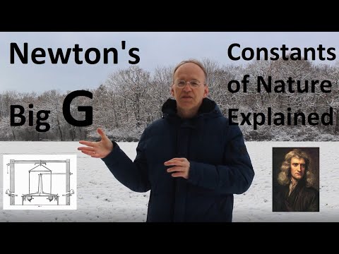 Constants of Nature: Newton's Big G - Where does the Gravitational Constant Come from?