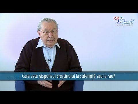 Care este raspunsul crestinului la suferinta sau la rau? Raspunde pastorul Iosif Ton