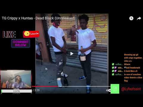 TG Crippy x Huntaa - Dead Block (Unreleased) (DREAM LIVE REACTION) 🔥 OR 💩 ??