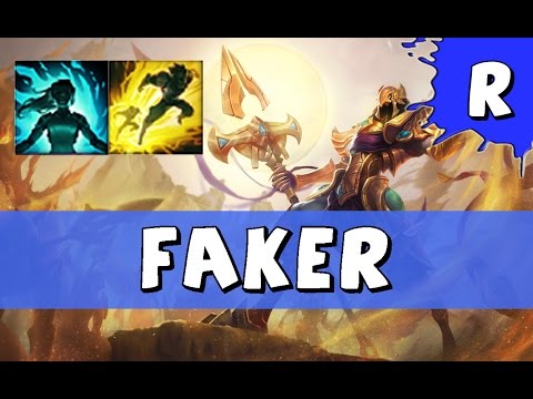 SKT T1 Faker as Azir vs Ahri Mid - HIGHLIGHTS - League of Legends