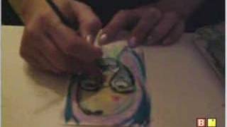 Quickie Speed Paintings- William Burroughs by Ann Kornuta