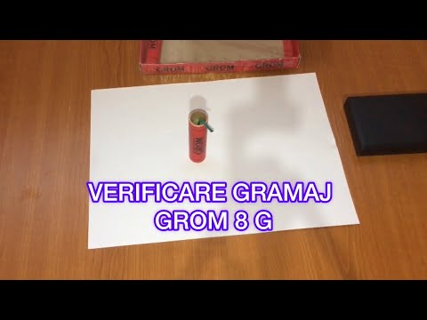 Verificare gramaj grom 8 grame enigma an de fabricație 2022