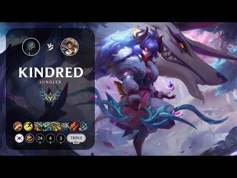 Kindred Jungle vs Xin Zhao - KR Challenger Patch 14.8