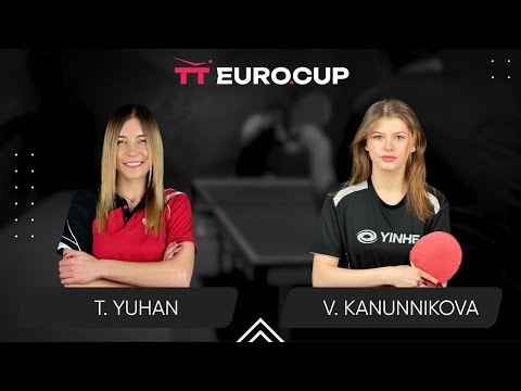 09:55 Tetiana Yuhan - Vasylysa Kanunnikova 30.06.2024 TT Euro.Cup Women Ukraine Star. TABLE 3