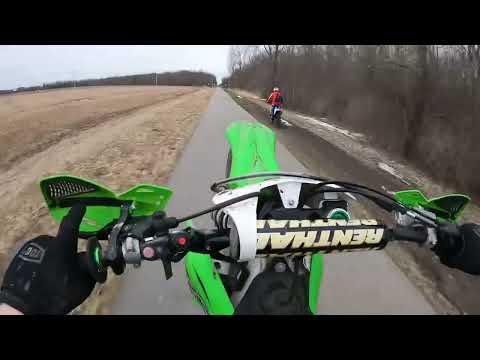 COP CHASE ON MY KX250F!!!