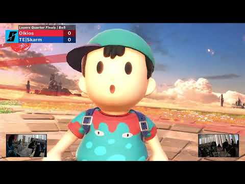Smash at Park University Losers Quarters - Olkios (Ness) vs. TE|SAK|Skarm (Mario/Roy)