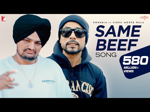 Bohemia - Same Beef (w/ Sidhu Moose Wala) on Spotify Charts