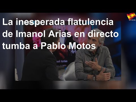 Imanol Arias eructa a Pablo Motos y revoluciona 'El Hormiguero'