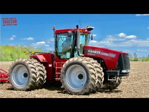 CASE IH STEIGER 335 Tractor & Sunflower 6333 Soil Finsher