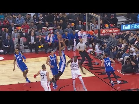 Jahlil Okafor's Powerful Slam | Sixers vs Raptors | November 28, 2016 | 2016-17 NBA Season