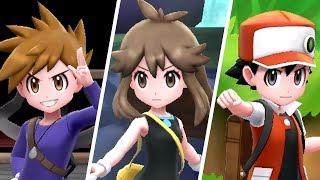 Pokémon Let's Go Pikachu & Eevee - Legendary Trainers Red, Blue & Green Battle