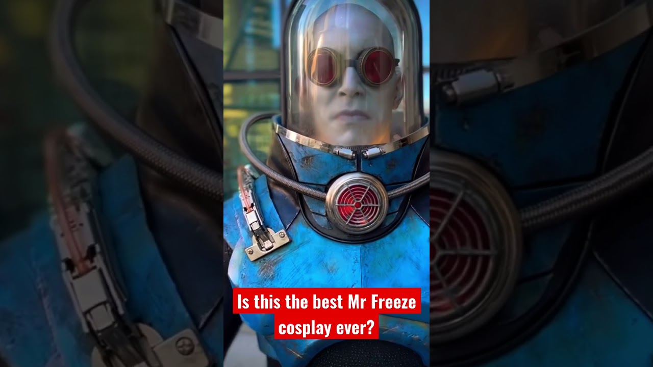 This might be the best cosplay ever? #batman #mrfreeze #comics