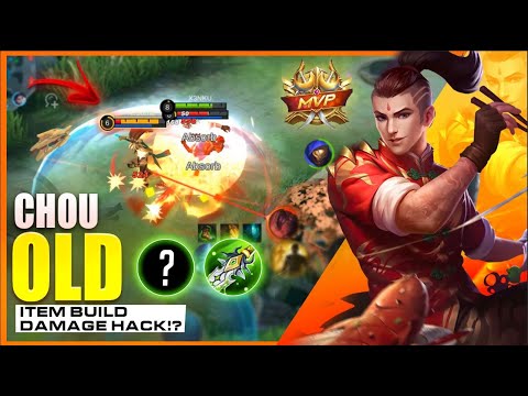BRINGING BACK THIS CHOU OLD BUILD FOR HIGH DAMAGE! CHOU HACK DAMAGE BUILD | MLBB