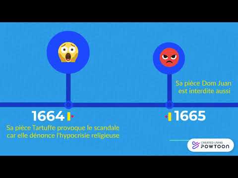 Biographie Molière en vidéo