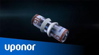 Uponor S-Press PLUS is an easy to install press fitting simplifying planning and installation