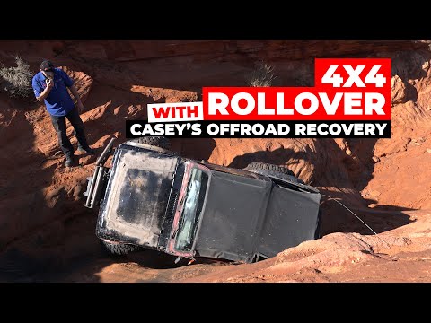 Rock Crawling and Roll Over with @CaseysOffRoadRecovery  Suzuki Samurai!