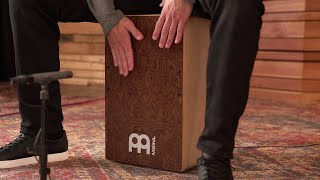 Video thumbnail for MEINL Percussion - Snarecraft Series Cajon - Burl Wood - SC100BW by Meinl Percussion - Official Product Videos