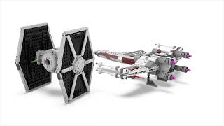 LEGO® Star Wars™ 75393 Stíhačka TIE a X-wing – kombinovaná stavebnice