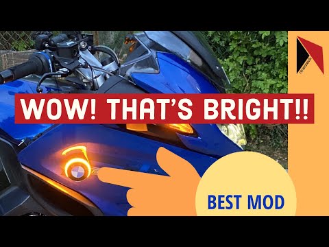 BMW Motorrad Roundel Halo Light Modification on R 1250 RT | Be seen.