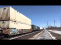 CSX 3384 Leads 3104 Through Buffalo Depew Station Horn Salute Flyin
