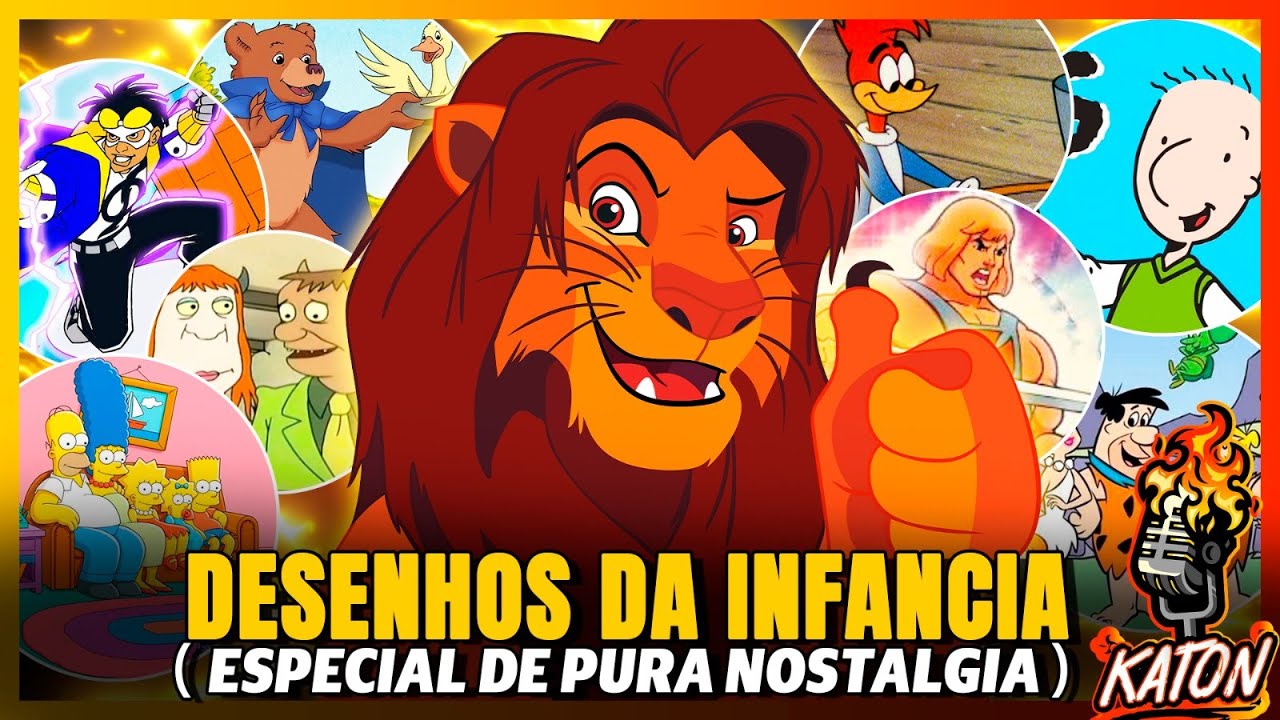 MELHORES ANIMES CLÁSSICOS e DESENHOS ANIMADOS da INFÂNCIA! 😇 ESPECIAL NOSTALGIA - KATON Podcast #116