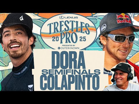 Yago Dora vs Griffin Colapinto - Slater on the mic | Lexus Trestles Pro pres by Outerknown - Semis