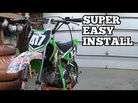 Klx110l BBR Front Springs Install(NO PRESS NEEDED!!!)