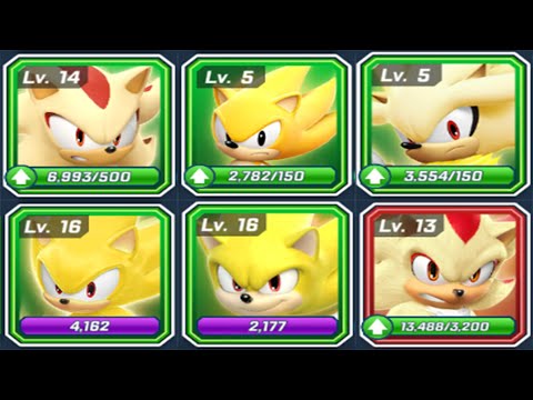 Sonic Forces Speed Battle - All 6 Super Characters Battle: Classic, Silver, Shadow, Movies Gameplay