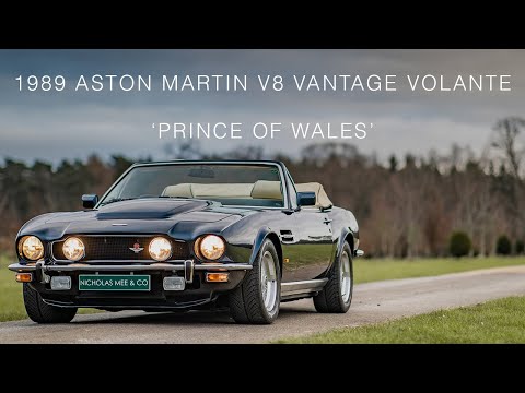 1989 Aston Martin V8 Vantage Volante 'Prince of Wales' - Nicholas Mee & Co, Aston Martin Specialists
