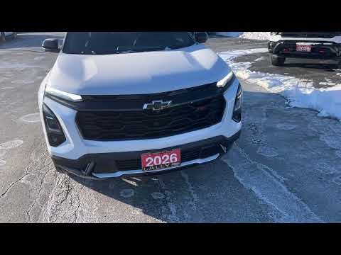 2026 Chevrolet Equinox AWD RS in White for sale at Lally Chevrolet Ltd. in Tilbury, ON