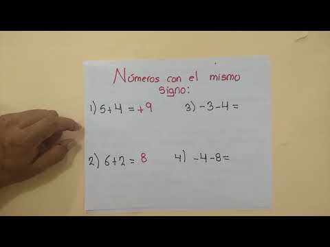 SUMA Y RESTA CON NÚMEROS POSITIVOS Y NEGATIVOS