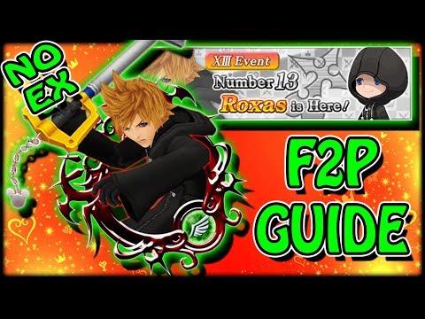 KH Union χ[Cross] F2P Roxas B Guide ~ Full Completion