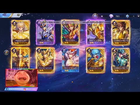 EM BUSCA DO SHIJIMA DE VIRGEM COM CHUVA DE S (Saint Seiya Awakening)