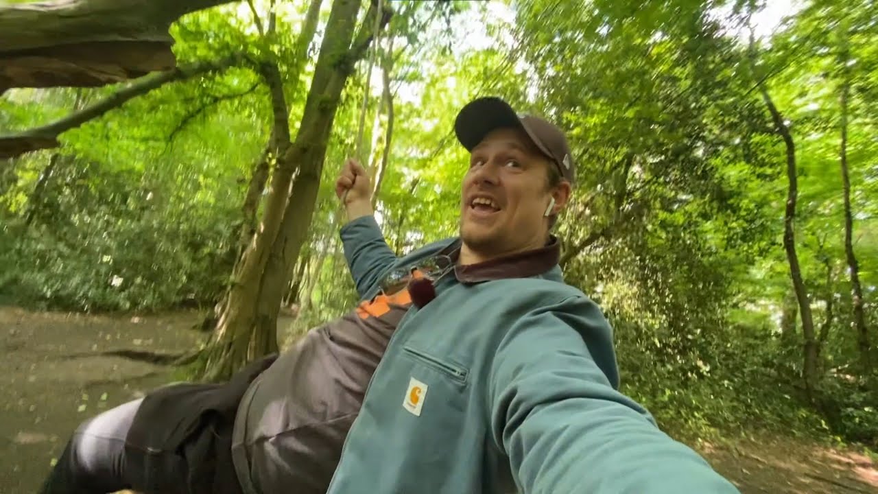 (VLOG) I stroll through the Woods & give you a Painting Tutorial