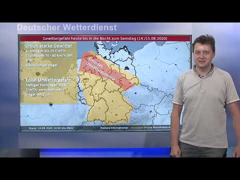 14.08.2020 Unwetterinformation - Deutscher Wetterdienst (DWD)