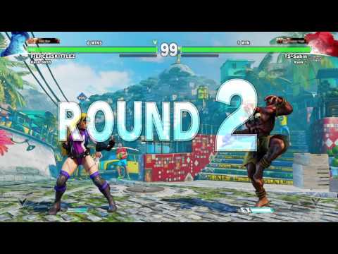 SFVRanked match: FIERCExSKITTLEZ vs TS-Sabin(Rank 1)