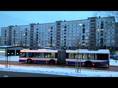 BUSES in RIGA, LATVIA | Solaris Urbino & Mercedes Benz Citaro | 2022 Compilation