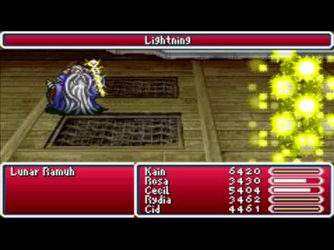 Final Fantasy 4 Advance (GBA) Boss #52 Lunar Ramuh