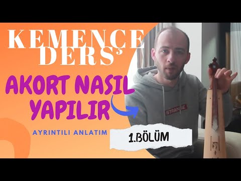 Kemençe Dersi - Kemençede Akort Nasıl Yapılır ??? #kemençedersi #kemence #akort