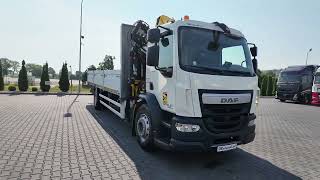 DAF LF 250 / 4x2 / SKRZYNIOWY 7,3 m / HDS HYVA HB150XE3 / MAX WYS&Oacute;W: plat&oacute;s teheraut&oacute; | K&eacute;p 4 - Autoline