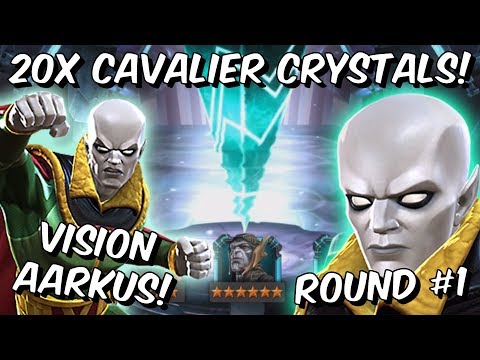 20x 6 Star Vision Aarkus Cavalier Crystal Opening! - Marvel Contest of Champions