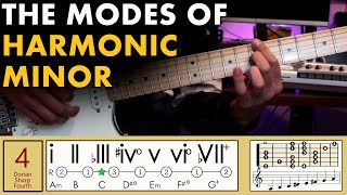 Exploring the Modes of Harmonic Minor